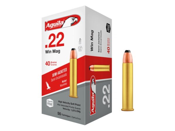 Aguila .22WMR 40gr/2,59g Semi-Jacketed SP (1B222401)
