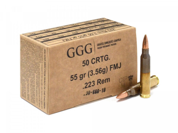 GGG .223Rem. 55gr/3,56g FMJ (GPR11)