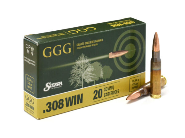 GGG .308Win. 175gr/11,34g HPBT Sierra MatchKing (GPX15)