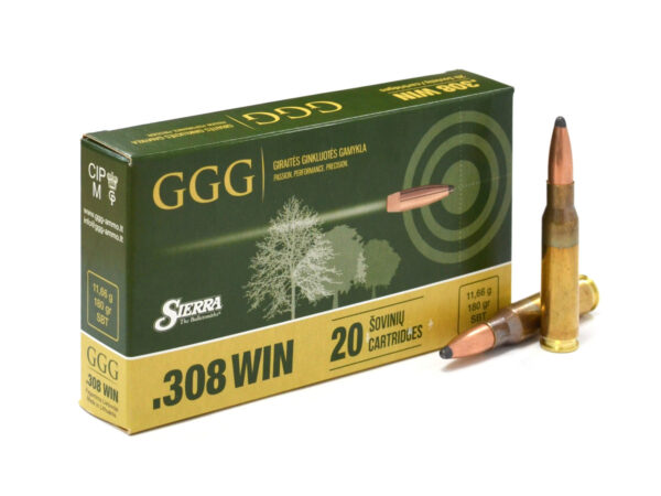 GGG .308Win. 180gr/11,66g SBT Sierra GameKing (GPX19)