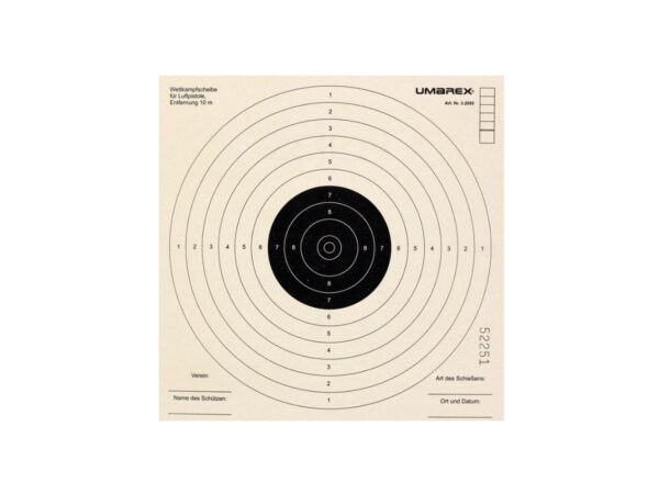 Terče papierové 17x17cm súťažné, 1000ks