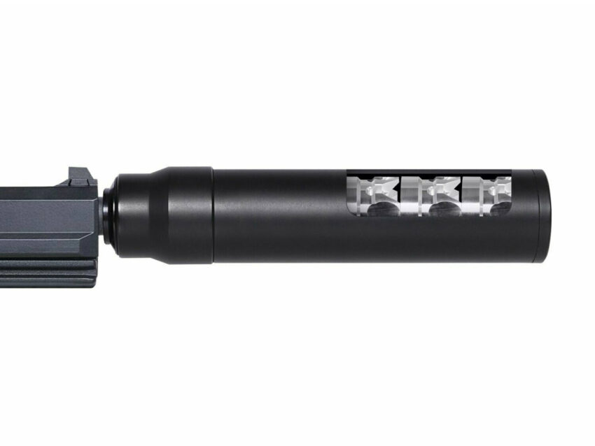 Voere Pistol Impulse Suppressor A085, 1/2"-28, 9x19 - Image 3