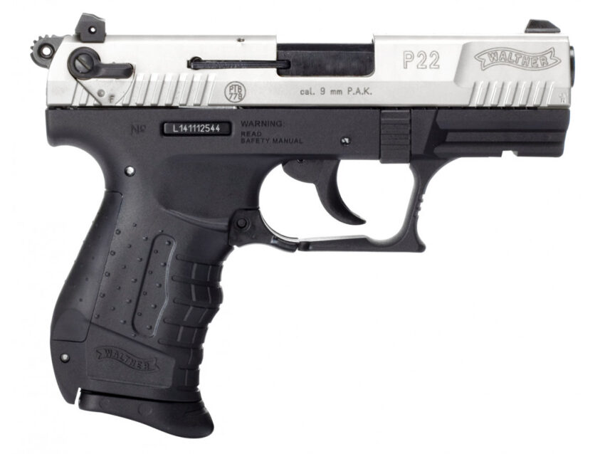 Pištoľ exp. Walther P22 bicolor, kal. 9mm P.A.K. - Image 3