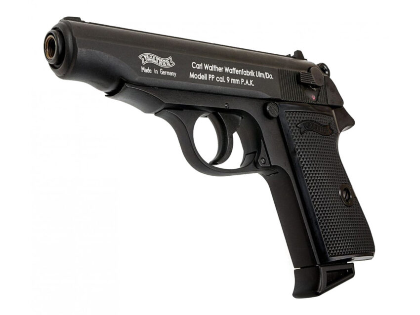 Pištoľ exp. Walther PP čierna, kal. 9mm P.A.K. - Image 2