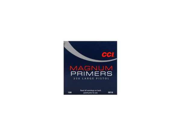 Zápalky CCI Magnum 350 Large Pistol, 100 ks (16EU)
