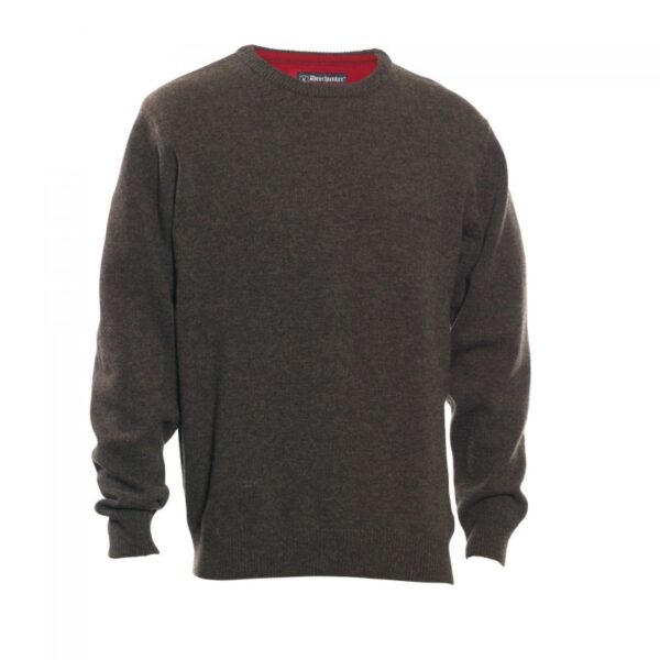 DEERHUNTER Hastings Knit O-neck - vlnený sveter (S)
