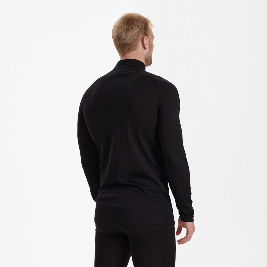 DEERHUNTER Quinn Merino Zip Undershirt - merino nátelník (L) - Image 4
