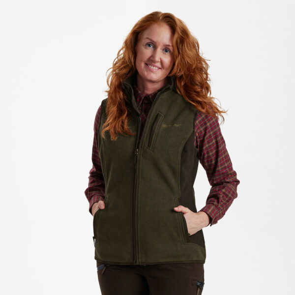 DEERHUNTER Lady Pam Bonded Fleece Waistcoat - dámska vesta (36)