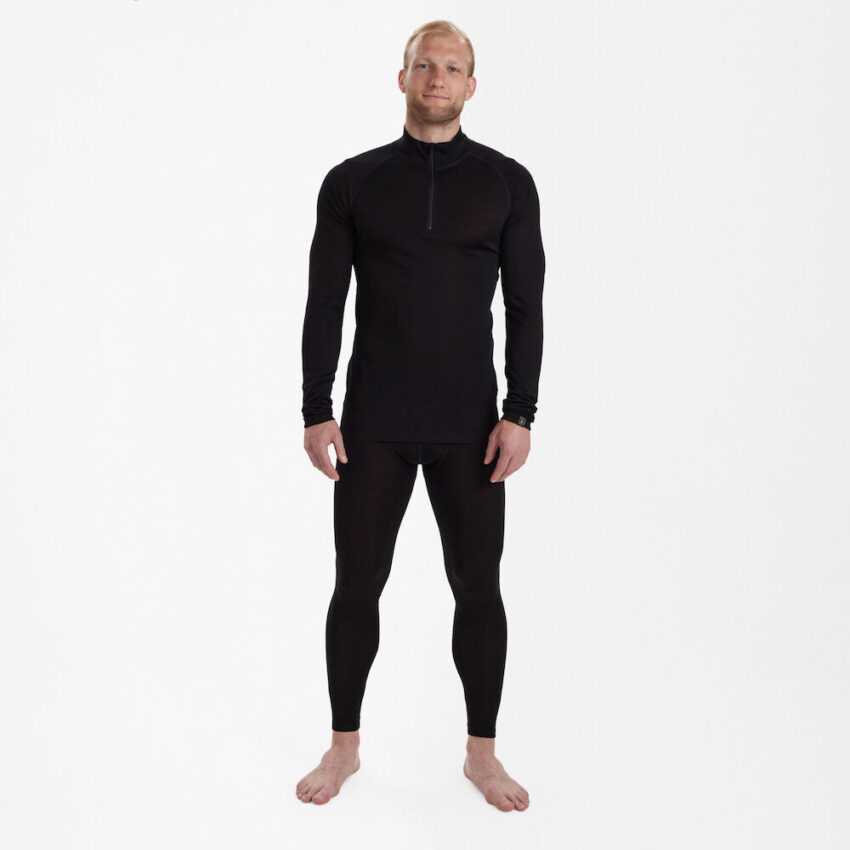 DEERHUNTER Quinn Merino Zip Undershirt - merino nátelník (L) - Image 5