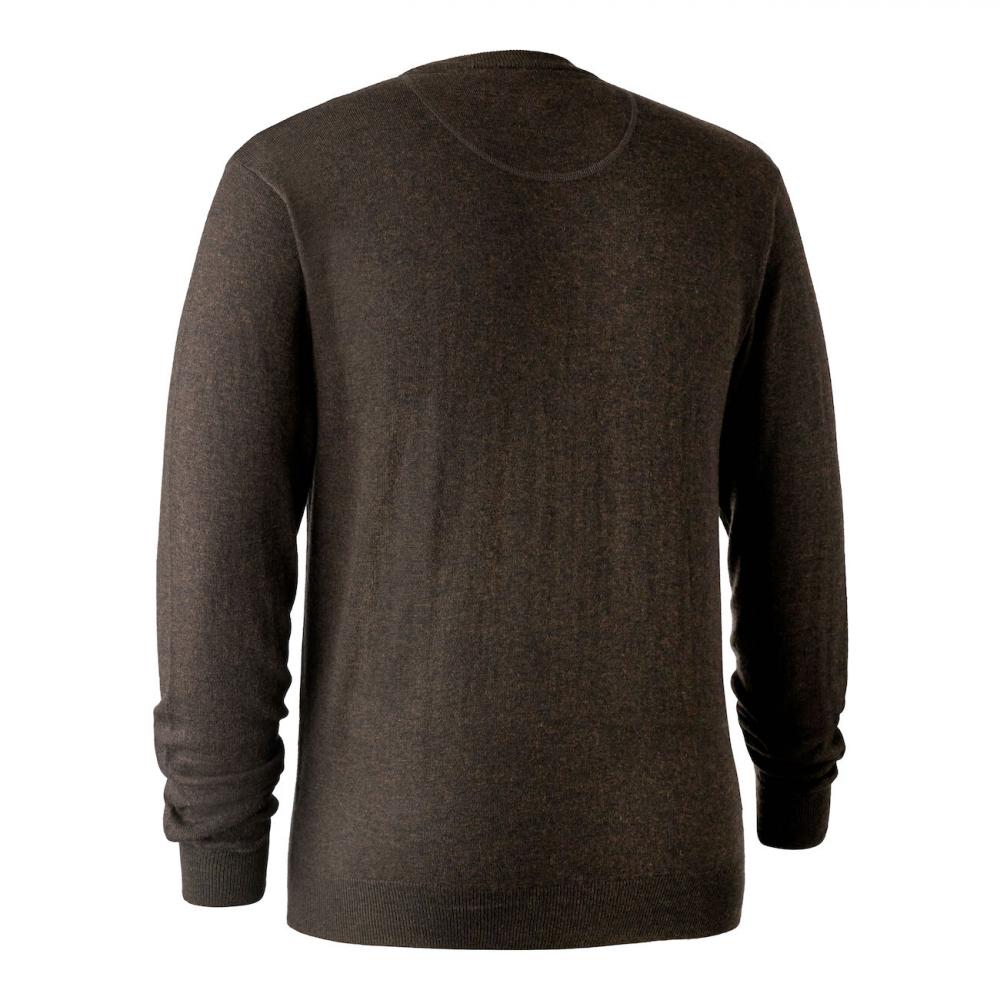 DEERHUNTER Kingston Knit O Neck - merino sveter (M) - Image 2