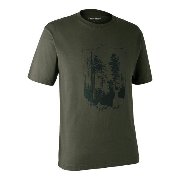 DEERHUNTER T-shirt with Shield - poľovnícke tričko (4XL)