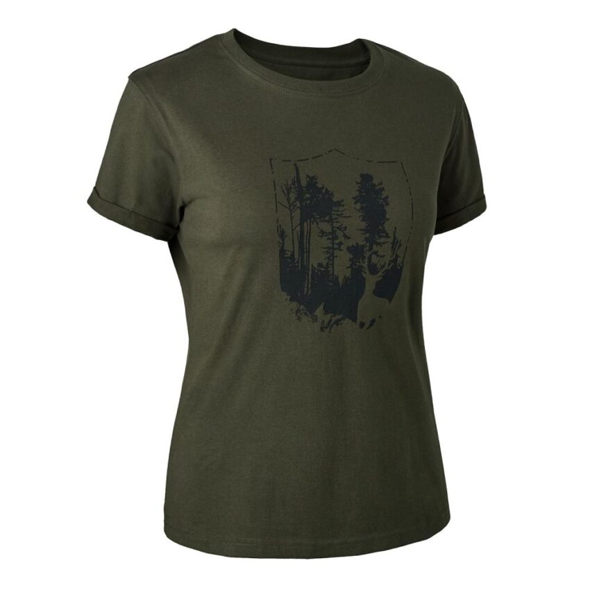 DEERHUNTER Lady T-shirt with Shield - dámske tričko (38) - Image 3