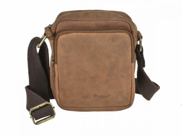 GREENBURRY Leder Umhängetasche TRAVEL I - kožená taška