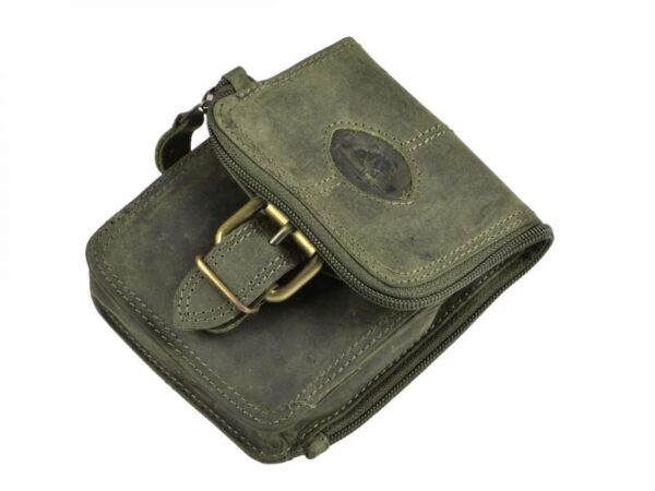 GREENBURRY 326 - kožená taštička zelená