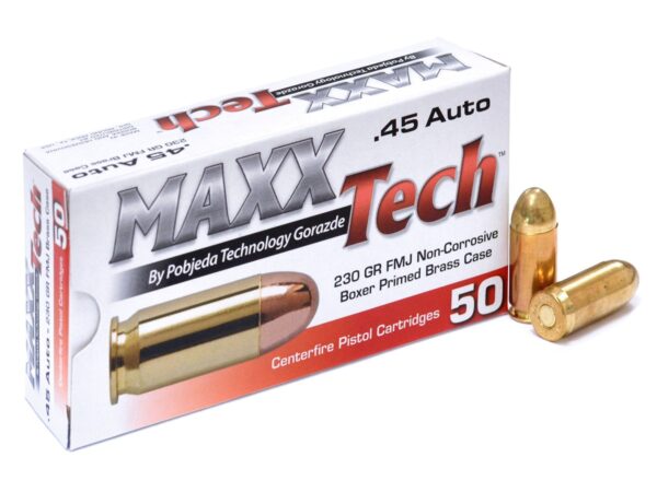 .45Auto MAXXTech 230gr/14,90g FMJ